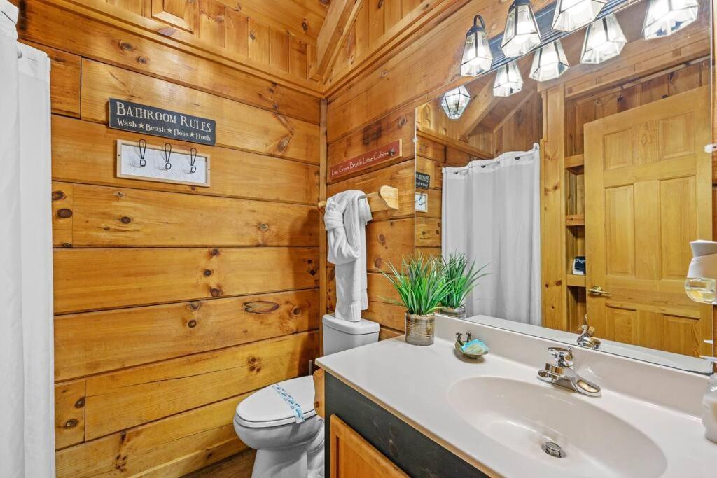 Do Not Disturb - Pigeon Forge Smoky Mountain Studio Cabin, Hot Tub, Fireplace Villa Exterior foto