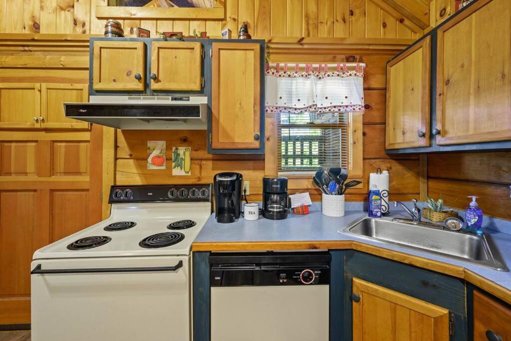 Do Not Disturb - Pigeon Forge Smoky Mountain Studio Cabin, Hot Tub, Fireplace Villa Exterior foto